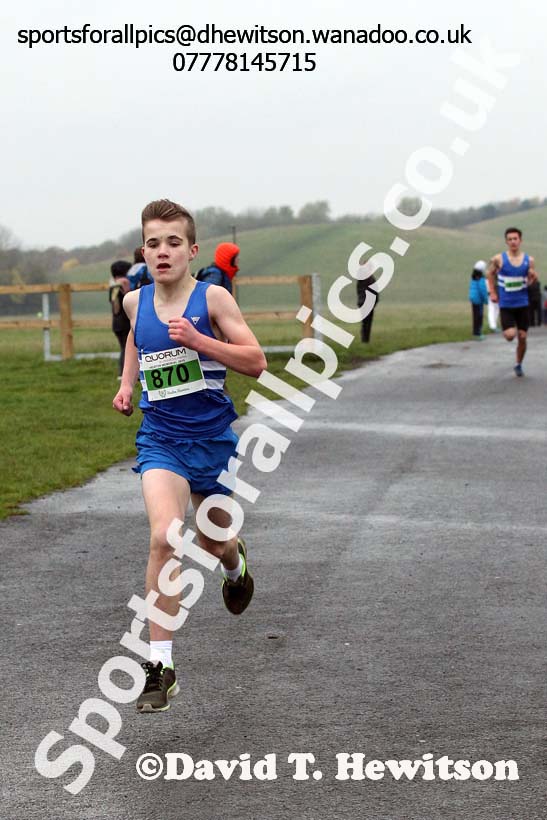 Under-15s Heaton Memorial Road Race, Town Moor, Newcastle. Photo: David T. Hewitson/Sports for All Pics